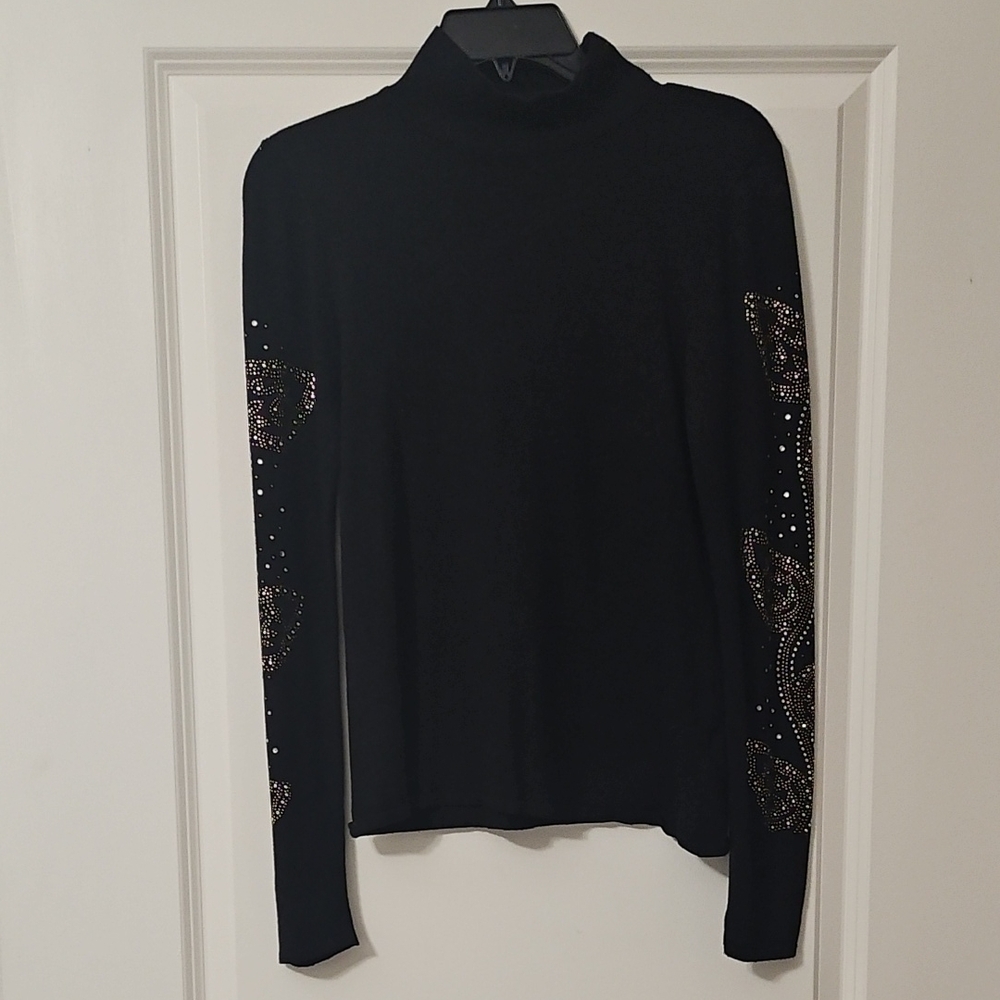 Elegant Black Turtleneck Top